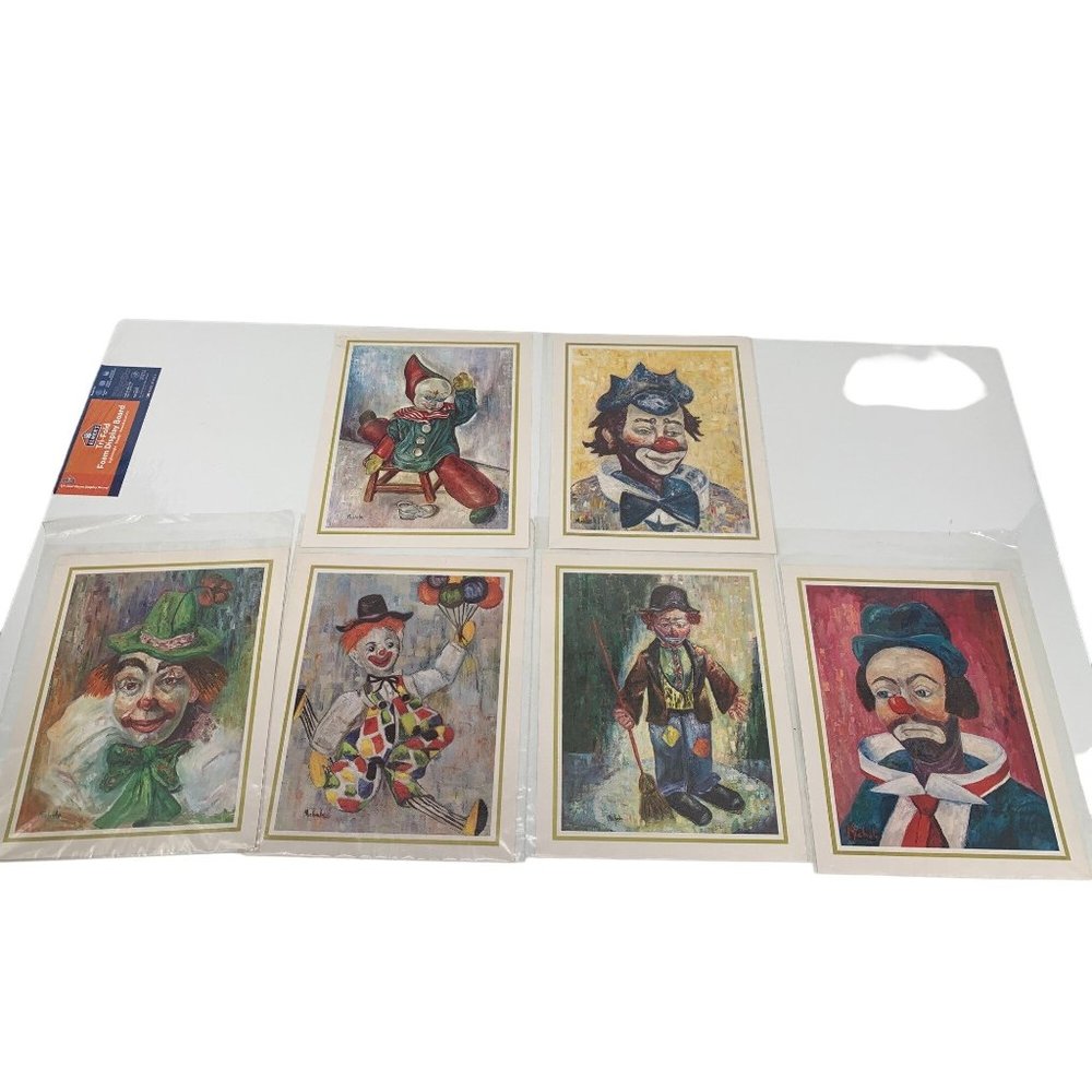 Michele Clown Prints 8x10 Lot of 6